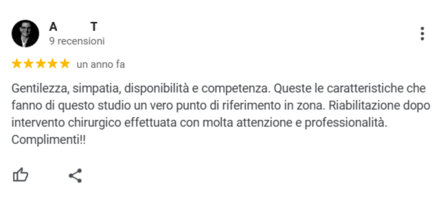 Recensione Andrea Tagliariol